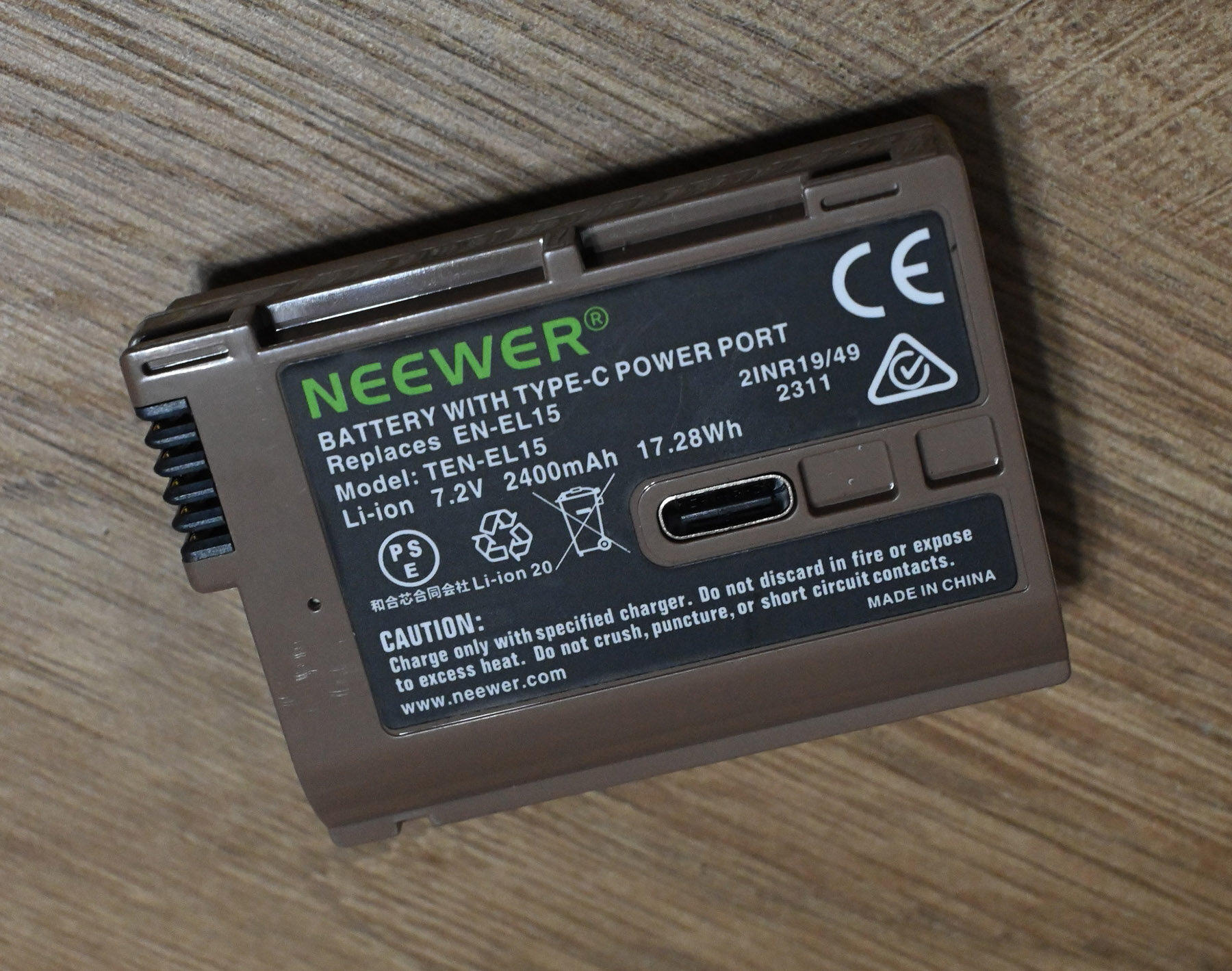 Maggiori informazioni su "Batteria Neewer sostitutiva Nikon EN-EL15c"